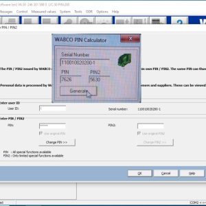 wabco pin calculator