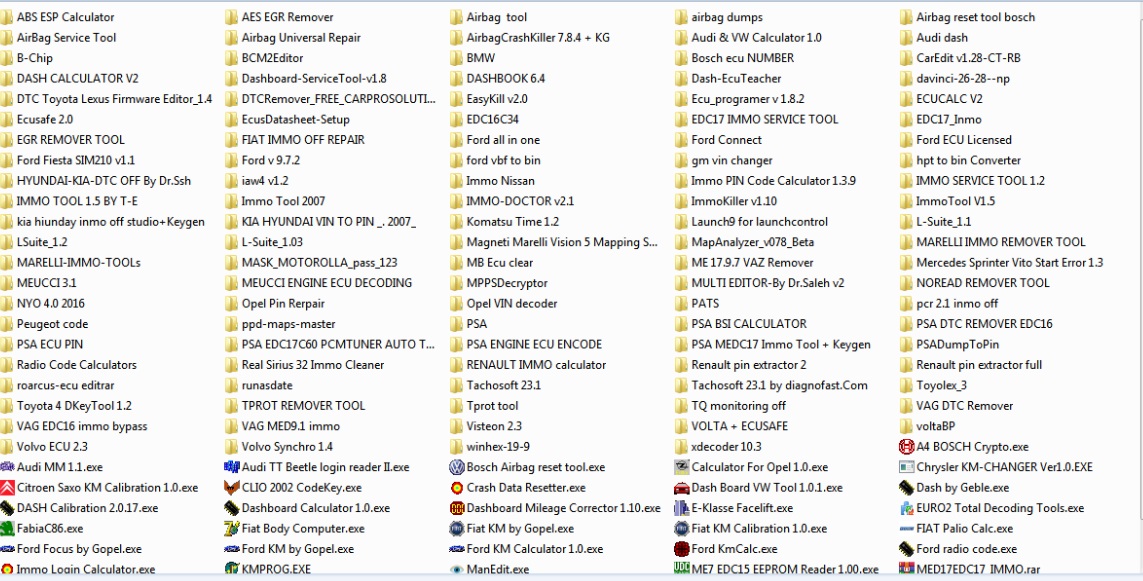 Complete Software List