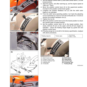 Kubota M8540/M9540 Tractor Workshop Manual