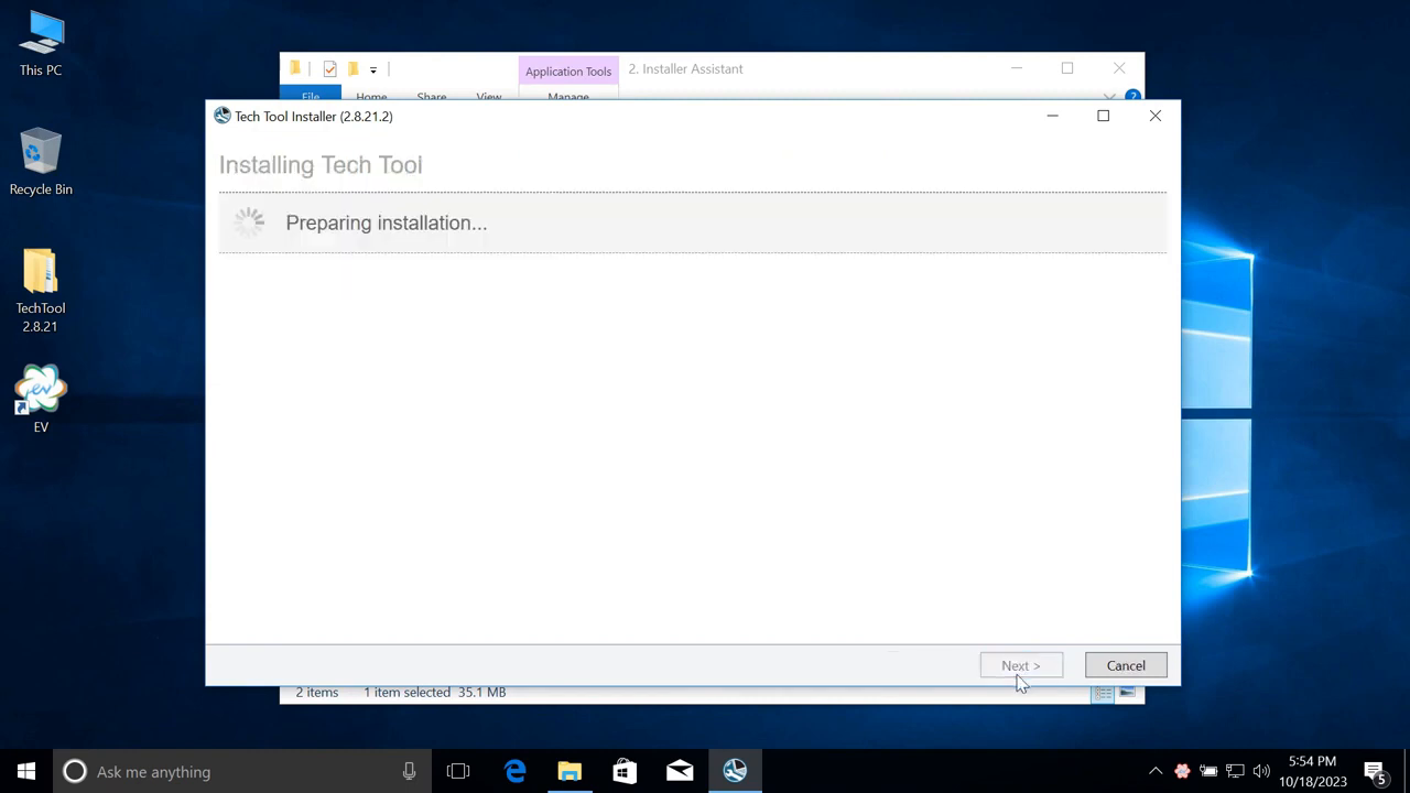 Preparing Installation — select Automatic update mode