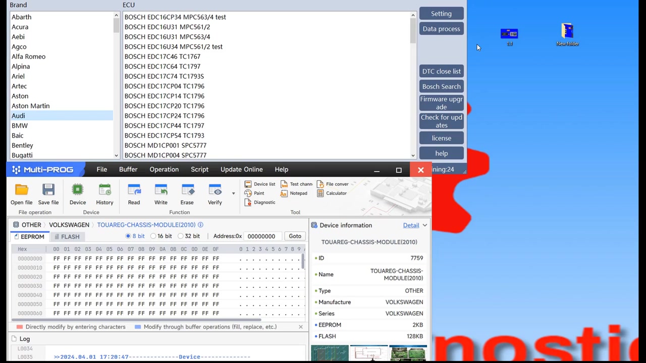 VVDI Multi-Prog software interface