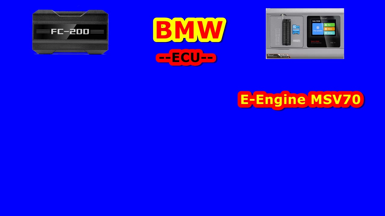BMW ECU coverage comparison FC200 vs Multi-Prog