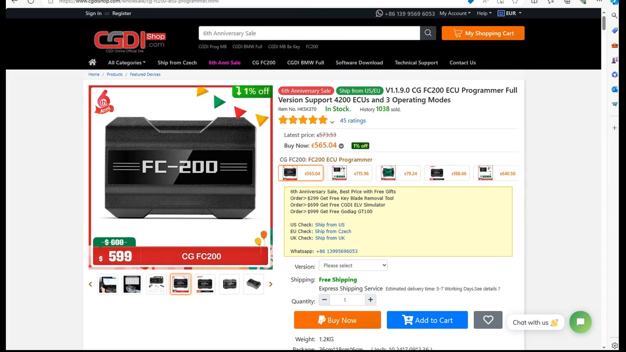 CG FC200 annual renewal fee $188.60