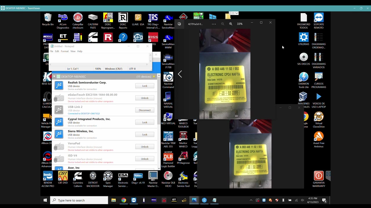 Desktop view showing FlexiHub software and images of the CPC module to be programmed.