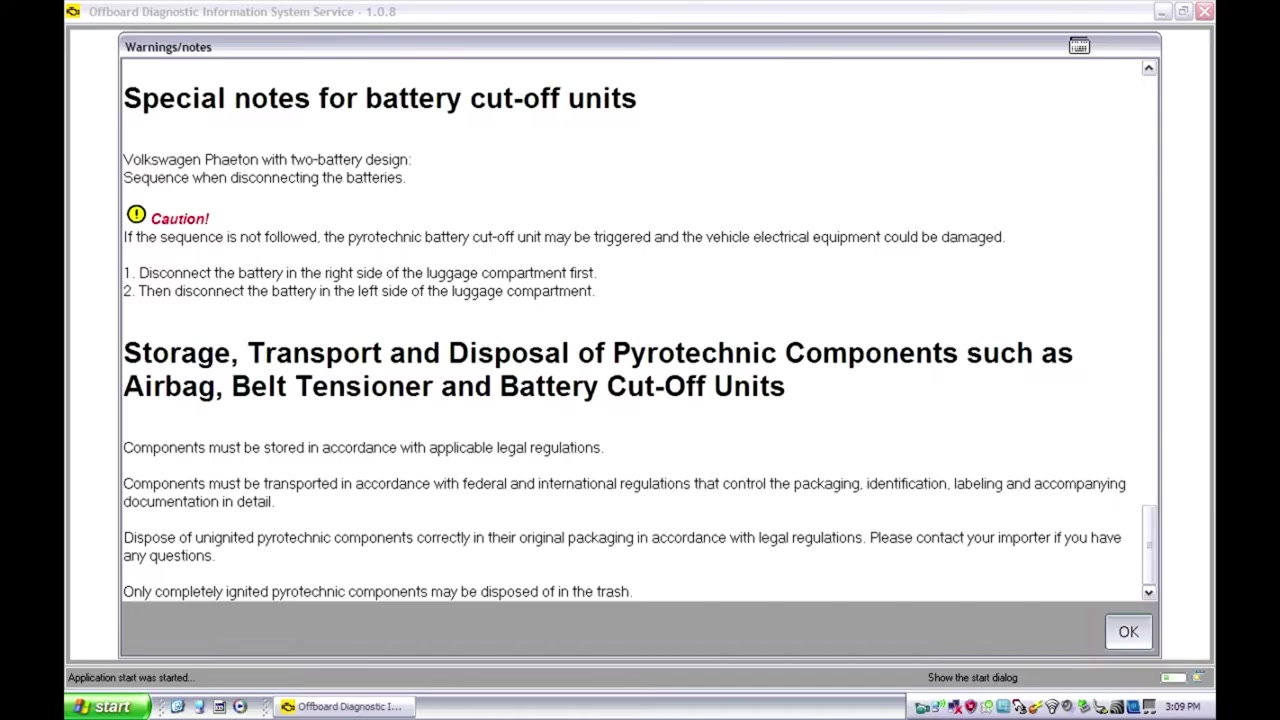 ODIS main screen 'Welcome to Diagnosis' with vehicle information placeholders and operating modes menu.