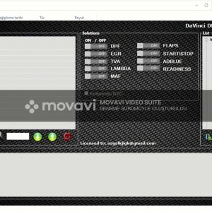 DaVinci DPF EGR DTC v1.0.28 — OBD2 Emissions Removal Software